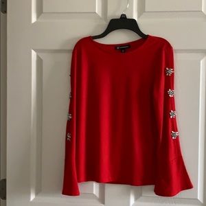 INC Petite Embellished Holiday/Evening Top